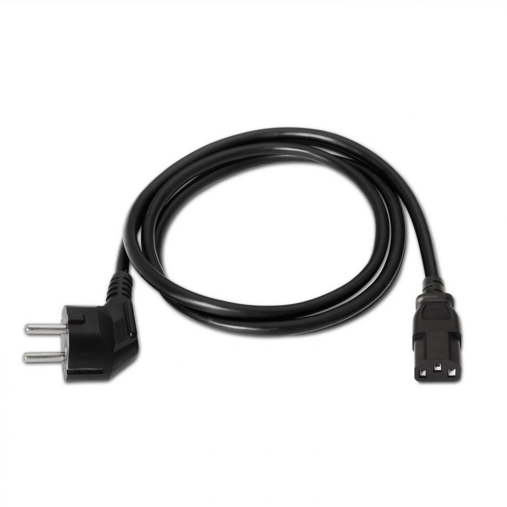 A132-0167 – Cable Alimentación CPU, CEE7/M-C13/H, Negro, 1.5 Metros, 100% Cobre Puro AWG18 - Imagen 2