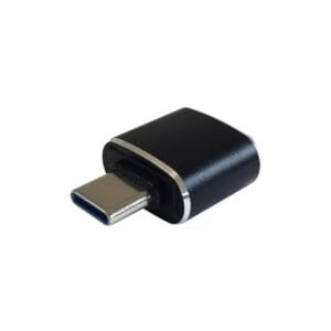 A108-0369 – Mini Adaptador USB 3.1 Gen2 10Gbps 3A, Tipo USB-C/M-A/H, Negro