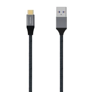 A107-0633 – Cable USB 3.1 Gen2 Aluminio 10Gbps 3A, Tipo USB-C/M-A/M, Gris, 2.0M