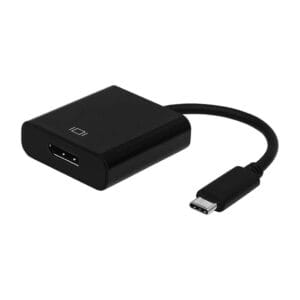 A109-0345 – Conversor USB-C a DISPLAYPORT 4K@60HZ, USB-C/M-DP/H, Negro, 15 CM