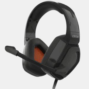 Auriculares Gaming Krom Kopa Pro – Sonido Estéreo Premium, Micrófono Flexible y Almohadillas de Tejido Transpirable – Multiplataforma