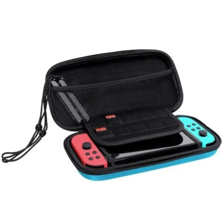 Funda Rígida Trust GXT para Nintendo Switch y Modelo OLED – Almacenamiento para 10 Juegos, Interior Acolchado y Asa de Transporte - Imagen 2