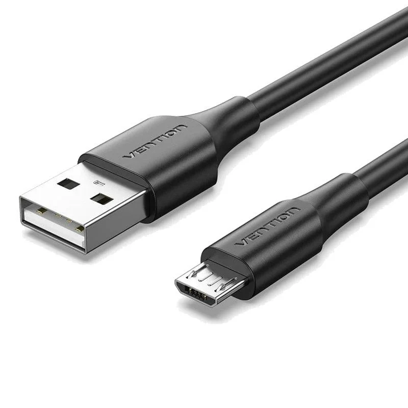 Cable USB 2.0 Vention CTIBF/ USB Macho - MicroUSB Macho/ 480Mbps/ 1m/ Negro - Imagen 2
