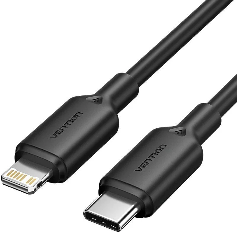 Cable USB 2.0 tipo C macho a Lightning macho de 3 A