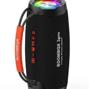 Altavoz Bluetooth Portátil BOOMBQX 3pro – Sonido Potente, Wireless V5.1 y 12h de Autonomía